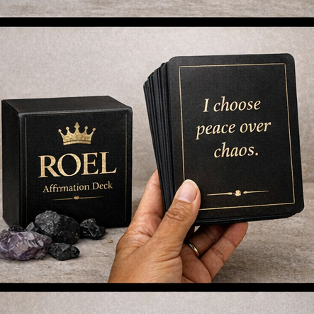 ROEL Affirmation Deck: Choose Yourself Daily 👑